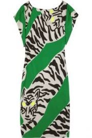 Diane von Furstenberg Asher printed crepe dress at Net A Porter